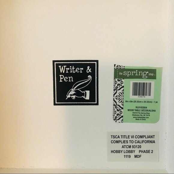 8”x8” BE WILD Jungle Cat Wooden Table Decor - Picture 4 of 6